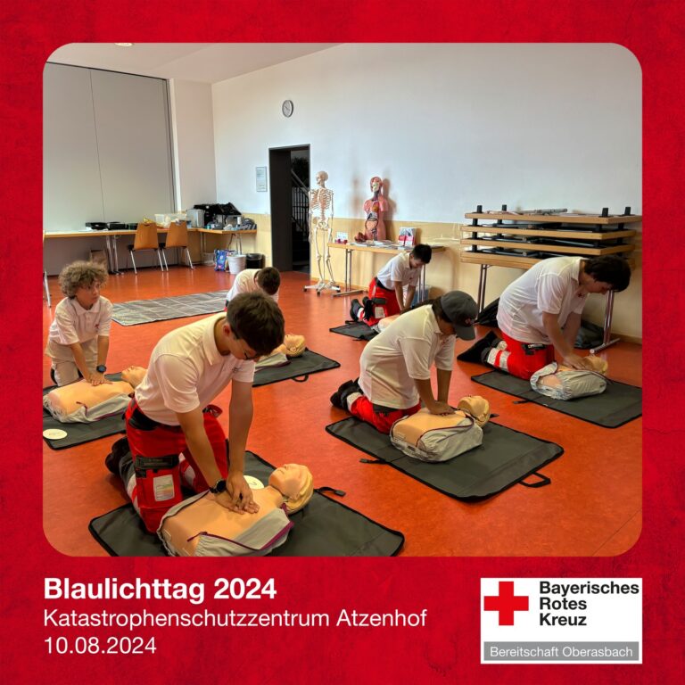 Mehr über den Artikel erfahren Heute findet im Katastrophenschutzzentrum in Atzenhof der Blaulichttag des JRK statt.