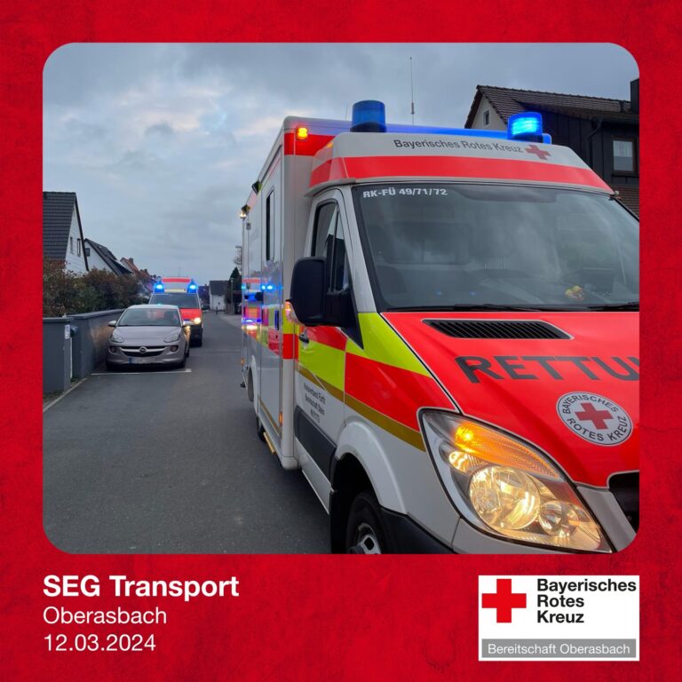 Mehr über den Artikel erfahren Alarmierung – Heute wurde um 17:13 Uhr die Schnell-Einsatz-Gruppe (SEG) Transport…
