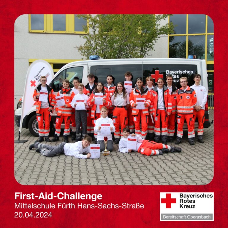 Mehr über den Artikel erfahren Gestern sind 4 Gruppen aus unserer Bereitschaft bei der ersten “First-Aid-Challenge”…