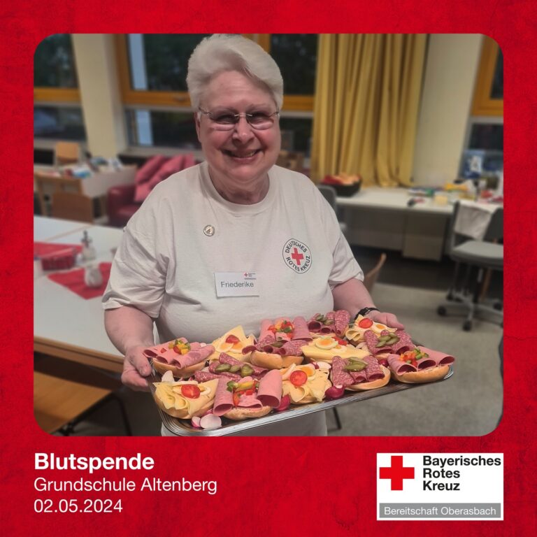 Mehr über den Artikel erfahren Heute haben wir auf Grund von personellem Ausfall die Verpflegung bei der Blutspende…