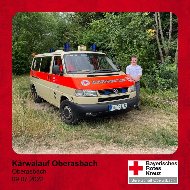 Mehr über den Artikel erfahren Gestern haben wir mit 9 Mann den Kärwalauf in Oberasbach abgesichert.