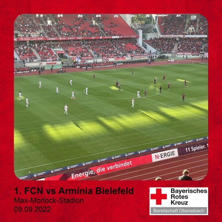 Mehr über den Artikel erfahren Heute haben wir erneut beim Heimspiel des @1_fc_nuernberg gegen den @arminiaofficial…
