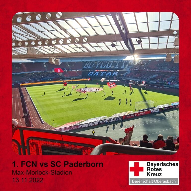 Mehr über den Artikel erfahren Heute haben wir außerdem mit 9 Einsatzkräften das letzte Heimspiel des…