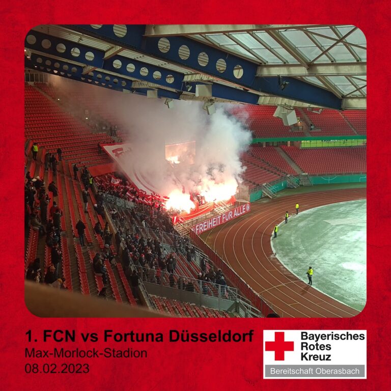 Mehr über den Artikel erfahren Heute haben wir beim DFB-Pokalspiel des @1_fc_nuernberg unterstützt.