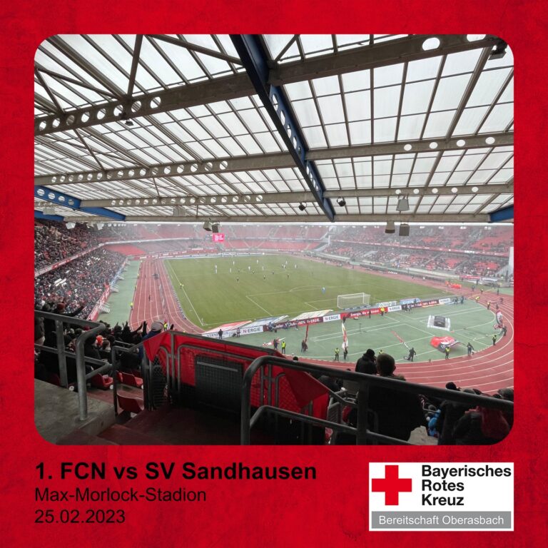 Mehr über den Artikel erfahren Gestern haben wir wieder beim Heimspiel des @1_fc_nuernberg unterstützt.