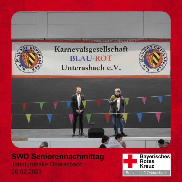 Mehr über den Artikel erfahren Heute haben wir einen Sanitätsdienst beim Seniorennachmittag der @stadt_oberasbach…