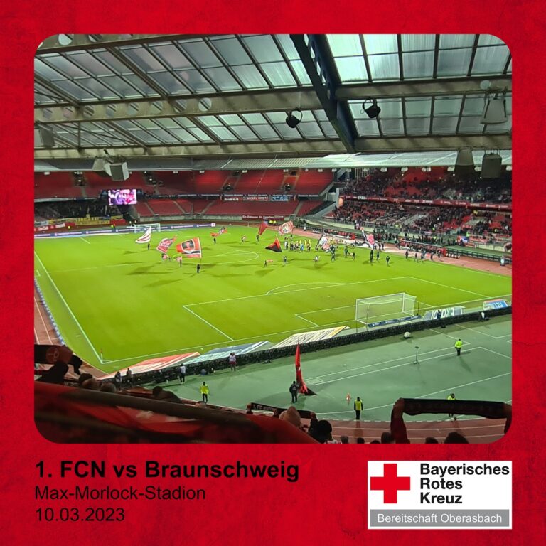 Mehr über den Artikel erfahren Gestern haben wir wieder beim Heimspiel des @1_fc_nuernberg unterstützt.