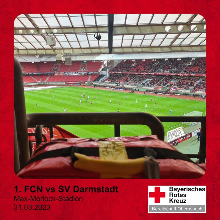 Mehr über den Artikel erfahren Heute haben wir wieder beim Heimspiel des @1_fc_nuernberg unterstützt.