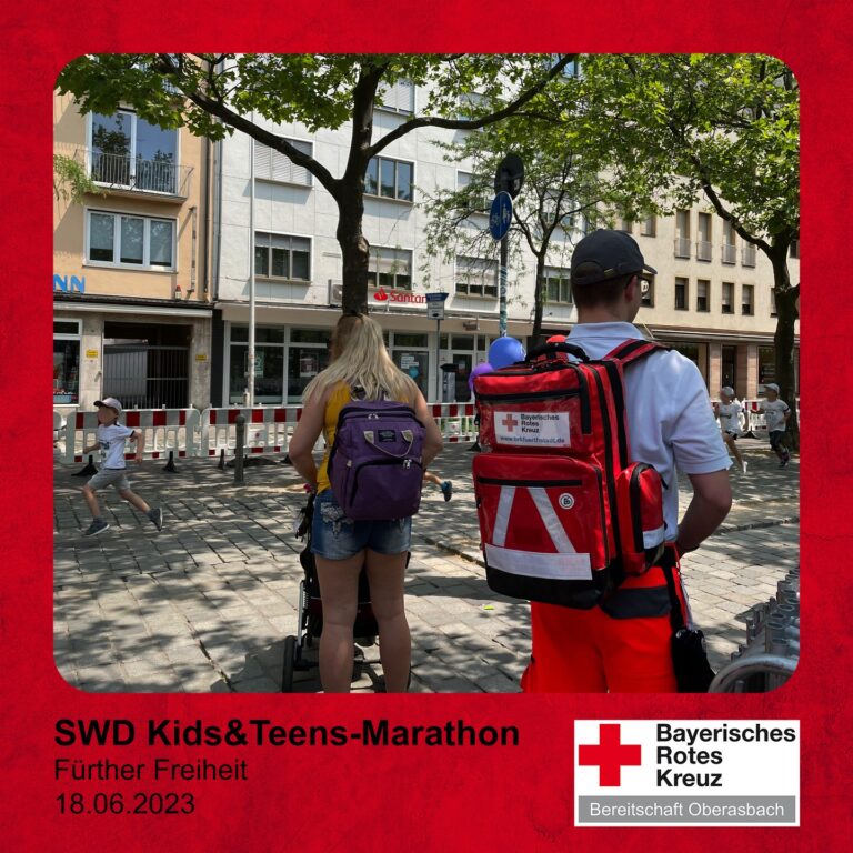 Mehr über den Artikel erfahren Nach dem gestrigen Sanitätswachdienst ging es für uns in Fürth fleißig weiter.