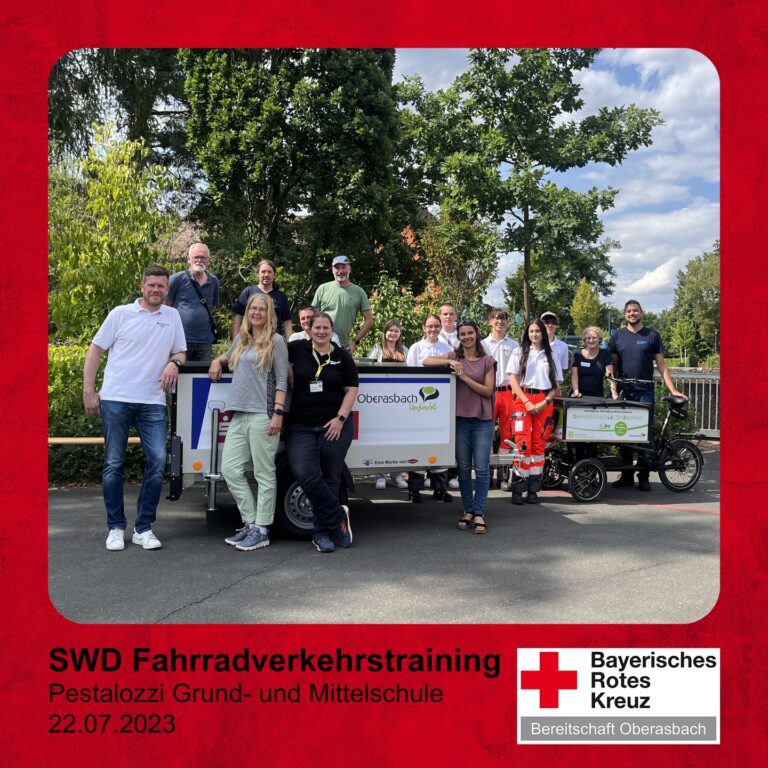 Mehr über den Artikel erfahren Heute waren wir beim Fahrradverkehrstraining in der Pestalozzi Grund- und Mittelschule.