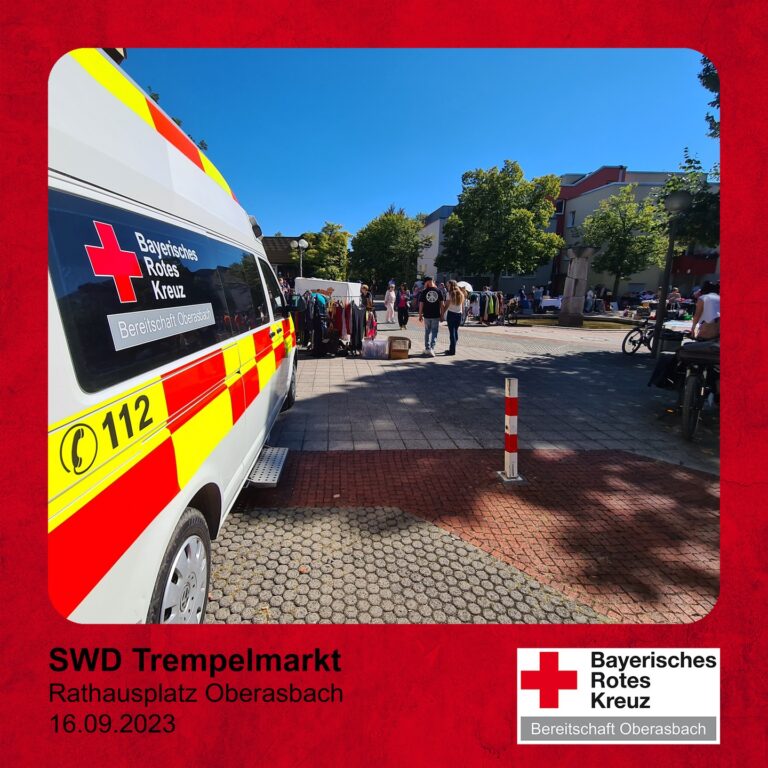 Mehr über den Artikel erfahren Gestern haben wir den Trempelmarkt sanitätsdienstlich abgesichert.