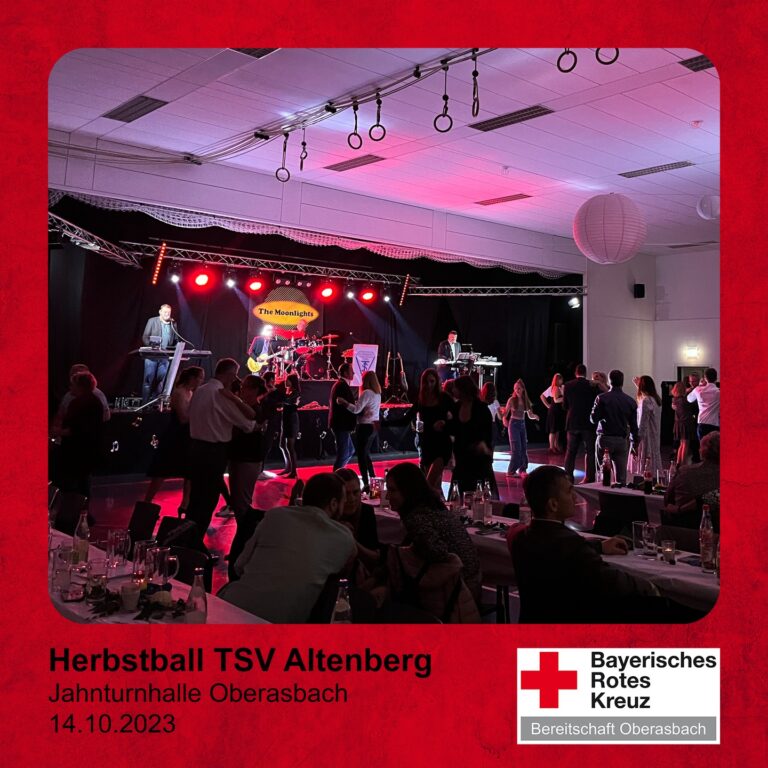 Mehr über den Artikel erfahren Am Samstag haben wir den Herbstball der @altenbergerjungs sanitätsdienstlich betreut.