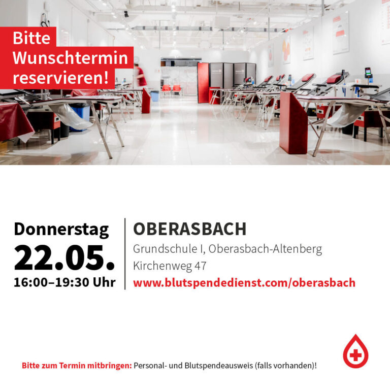Mehr über den Artikel erfahren Morgen ist es wieder so weit. Jetzt noch Termin sichern!