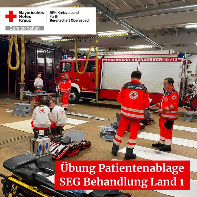 Mehr über den Artikel erfahren Heute haben wir gemeinsam mit den Kameraden des @roteskreuz_grosshabersdorf eine…