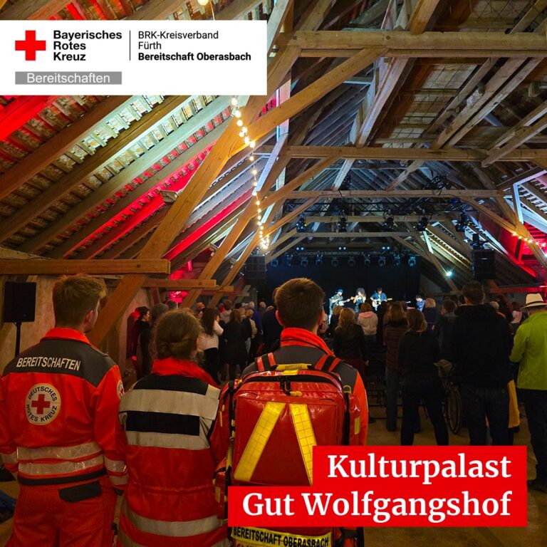 Mehr über den Artikel erfahren Am Freitag haben wir am Gut Wolfgangshof den Sanitätswachdienst für den…